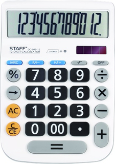 Калькулятор Staff Plus DC-999-12 (250425)