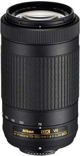 Объектив Nikon 70-300mm f/4.5-6.3G ED VR AF-P DX Nikkor (JAA829DA)