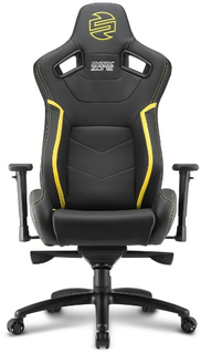 Игровое кресло Sharkoon Shark Zone GS10 Black/Yellow