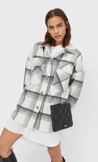 Stradivarius Клатч Из Ткани Черный 103
