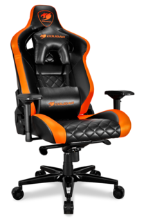 Игровое кресло COUGAR Armor Titan (черно-оранжевый)