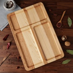 Блюдо-доска для подачи и нарезки Доброе дерево