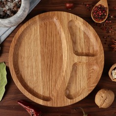 Тарелка-доска для закусок и нарезки Доброе дерево