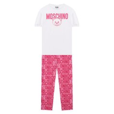 Комплект из футболки и брюк Moschino