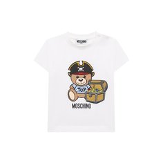 Хлопковая футболка Moschino