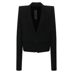 Жакет из шерсти и вискозы Rick Owens