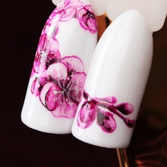 Дизайн ногтей. Цветы Krasotka Pro