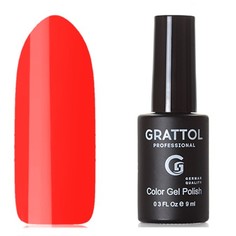 Grattol, Гель-лак Classic Collection №030, Bright Red