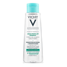 Vichy, Мицеллярная вода с минералами Purete Thermale Oily Skin, 200 мл