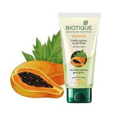 Biotique, Гель-скраб для умывания Papaya, 100 мл