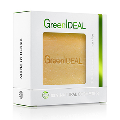 GreenIDEAL, Мыло ручной работы «Лимон», 100 г