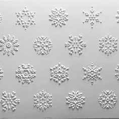 Anna Tkacheva, 3D-стикер №018 «Снежинки. Зима», белый