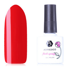 ADRICOCO, Гель-лак Flash Spring №13, Спелая вишня