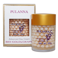 Pulanna, Дневной крем для лица Bio-Gold & Grape, 58 г