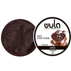 WULA Nailsoul, Солевой скраб для ног «Кофе», 200 мл