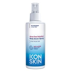 Icon Skin, Сыворотка-спрей Acne Free Solution, 100 мл