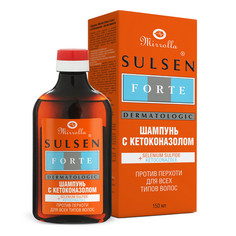 Mirrolla, Шампунь «Сульсен Форте» с кетоконазолом, 150 мл МИРРОЛЛА