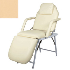 Мэдисон, Косметологическое кресло «МД-802», складное, светло-бежевое матовое