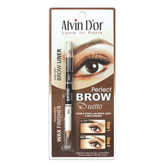 Alvin D`or, Двойной карандаш Perfect Brow, тон 03