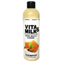 Vita&Milk, Шампунь для волос «Миндаль и маточное молочко», 500 мл