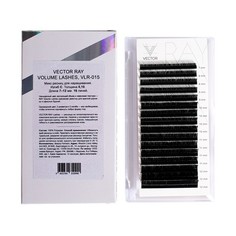 ONIQ, Ресницы Vector Ray Volume VLR-015, C-изгиб, толщина 0,10 мм