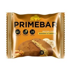 Primebar, Протеиновое печенье «Банан и карамель», 35 г