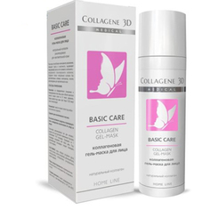 Medical Collagen 3D, Гель-маска для лица Basic Care, 30 мл