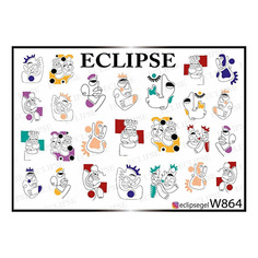 Eclipse, Слайдер-дизайн для ногтей W №864