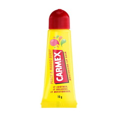 Carmex, Бальзам для губ, с ароматом персика и манго, в тюбике