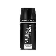 Malizia, Дезодорант-аэрозоль Uomo Black&Wild, 150 мл