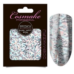 Cosmake, Фольга переводная №72, ломаные линии голографика