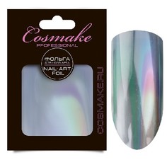 Cosmake, Фольга переводная №11, серебряная/голография