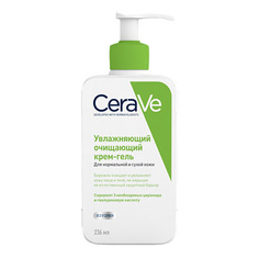 CeraVe, Увлажняющий очищающий крем-гель для лица и тела, 236 мл