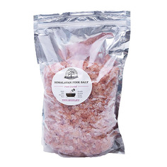 Salt of the Earth, Розовая гималайская соль для ванны, крупная, 1 кг