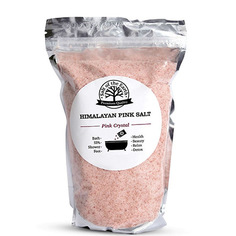 Salt of the Earth, Розовая гималайская соль для ванны, мелкая, 1 кг