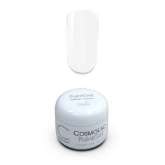 Cosmolac, Гель-краска №1, Белый глянец, 5 мл