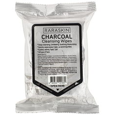 Raraskin, Очищающие салфетки для лица Charcoal, 30 шт.