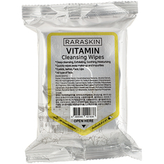 Raraskin, Очищающие салфетки для лица Vitamin, 30 шт.