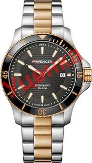 Швейцарские мужские часы в коллекции Seaforce Мужские часы Wenger 01.0641.127-ucenka