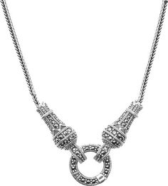 Серебряные колье Колье Марказит NE0447S-mr