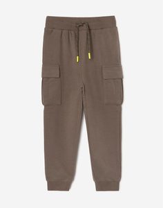 Хаки брюки-джоггеры с карманами для мальчика Gloria Jeans
