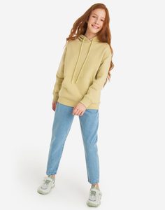 Зелёное худи oversize для девочки Gloria Jeans