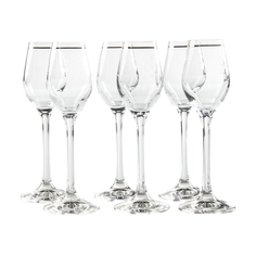 Набор рюмок для ликера Bohemia Glass Виола, Ожерелье 6 шт