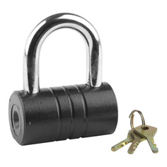 Замок навесной Зубр дисковый механизм ключ 7 "пинов" 82x46 мм