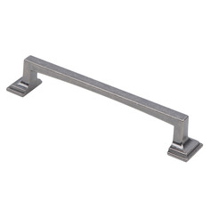 Ручка скоба Феникс-строй 12,2х2,6х2 см чернёный старинный цинк 9,6 см