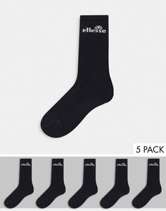 Набор из 5 пар мужских носков серого цвета ellesse-Серый