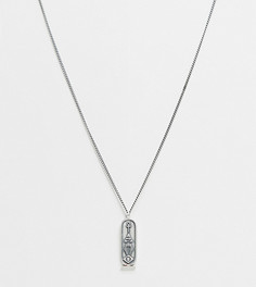 Серебряное ожерелье с подвеской в виде картуша Serge DeNimes-Серебристый