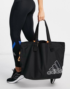 Черная сумка-тоут adidas Training Street-Черный цвет