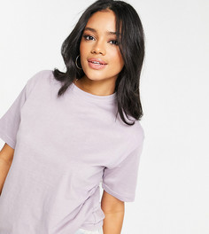 Базовая oversized-футболка сиреневого цвета Missguided-Фиолетовый цвет