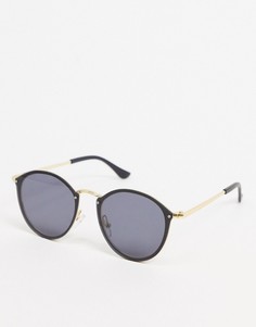 Круглые солнцезащитные очки SVNX-Коричневый цвет